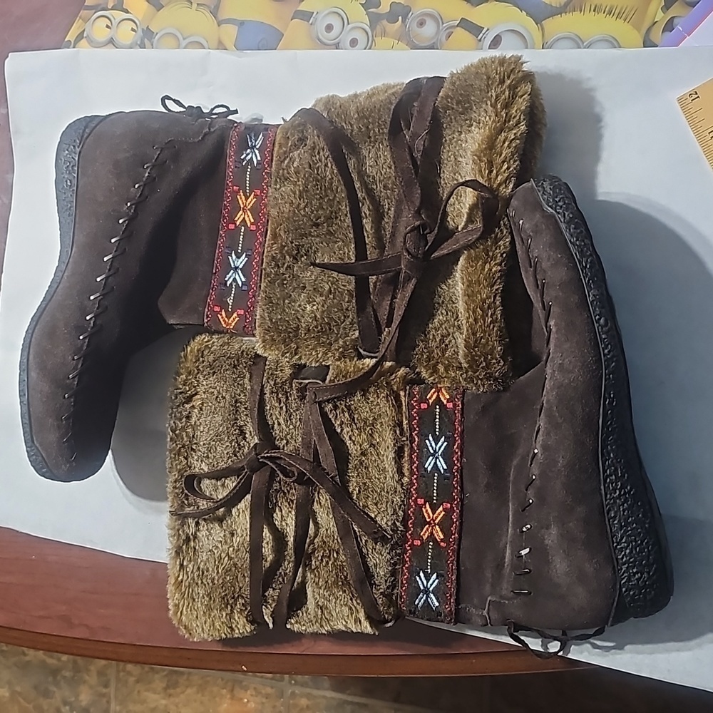 Nine West Women's Winter Moccasin Styled Boots